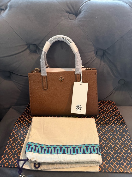 Tory Burch Handbags - 🔥NWT Tory Burch Blake Mini Tote in Cortado brown pebbled leather features gold🔥